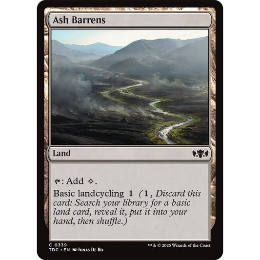 Image for Ash Barrens (339) (TDC) - Magic: The Gathering