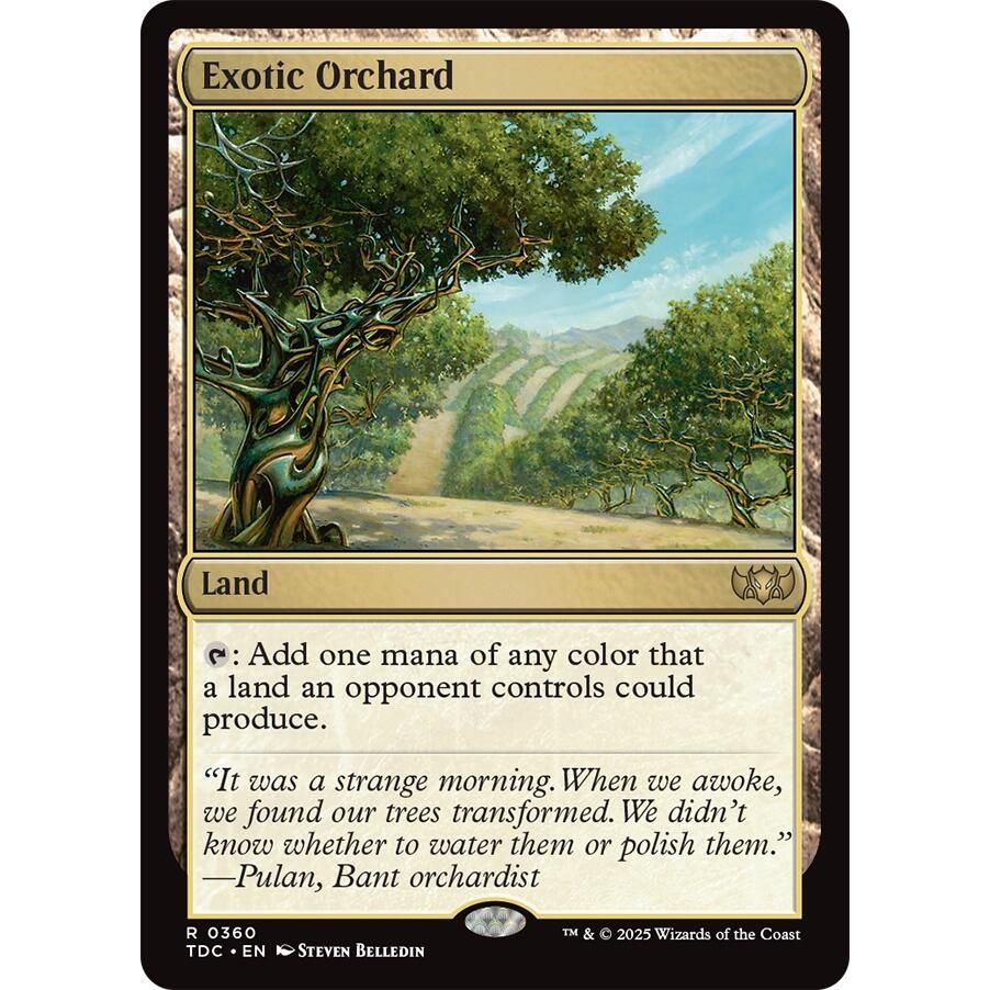 Image for Exotic Orchard (360) (TDC) - Magic: The Gathering