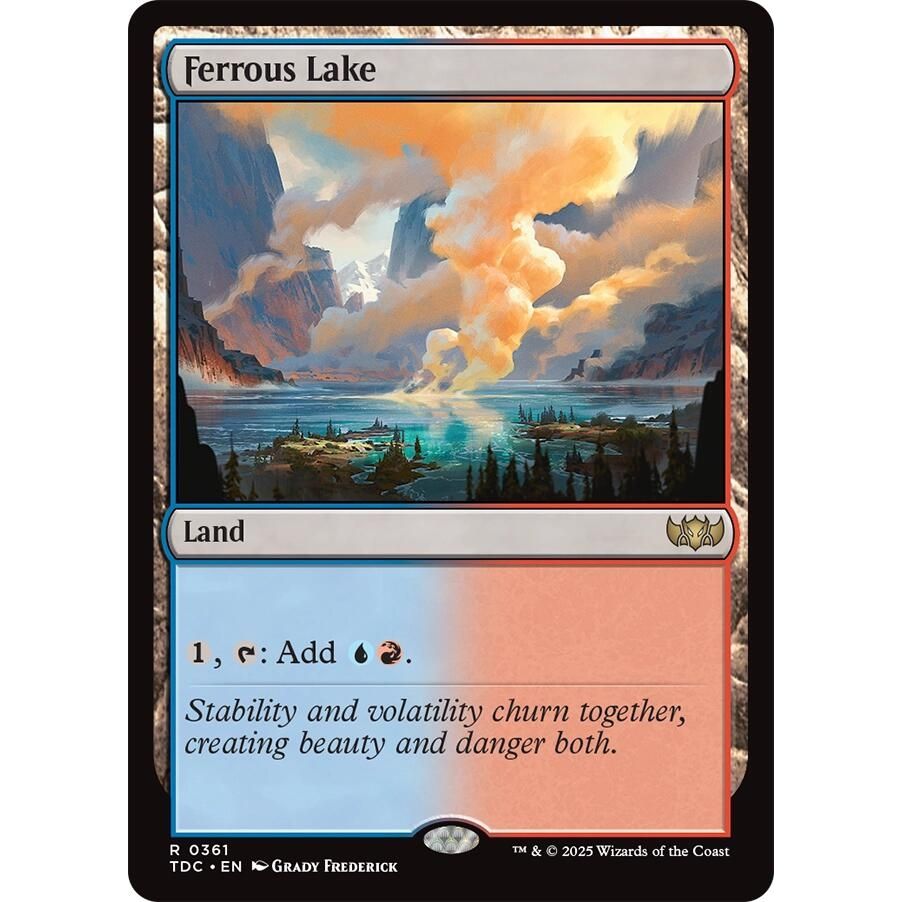 Image for Ferrous Lake (361) (TDC) - Magic: The Gathering