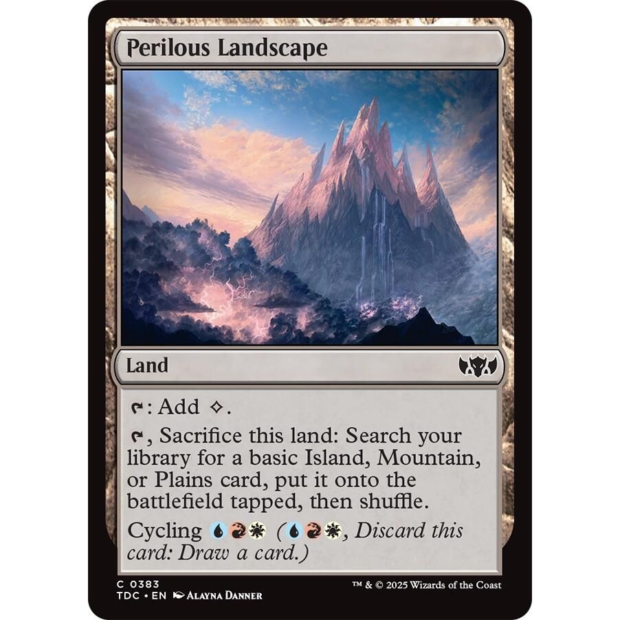 Image for Perilous Landscape (383) (TDC) - Magic: The Gathering