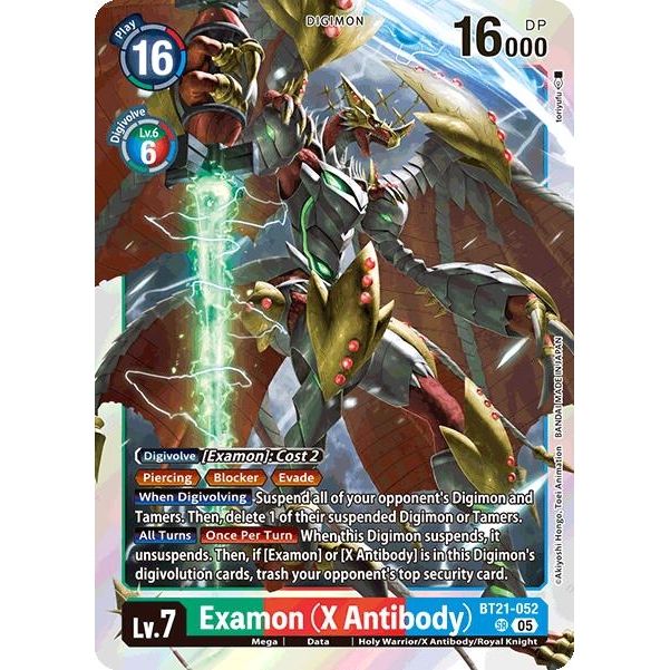 Image for Examon (X Antibody) (BT21-052 SR) (BT21) - Digimon Card Game