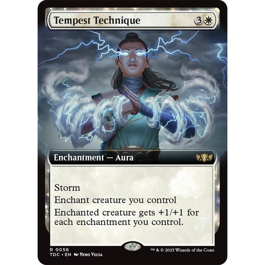 Image for Tempest Technique (Extended Art) (56) (TDC) - Magic: The Gathering