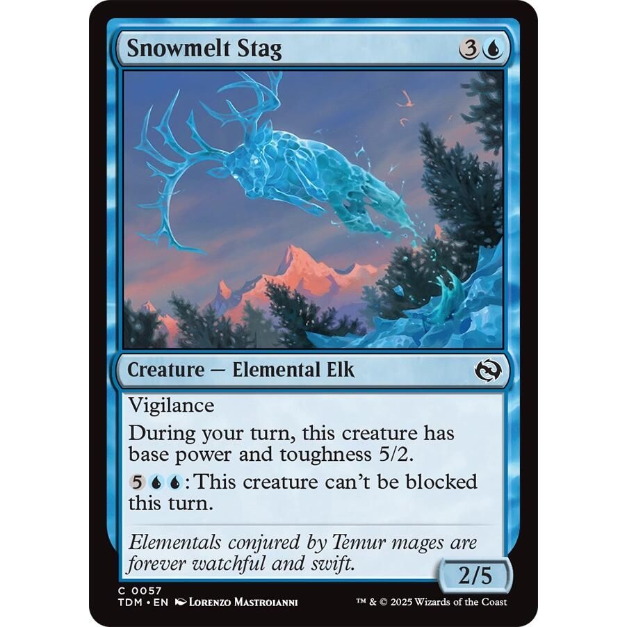 Image for Snowmelt Stag (57) (TDM) - Magic: The Gathering