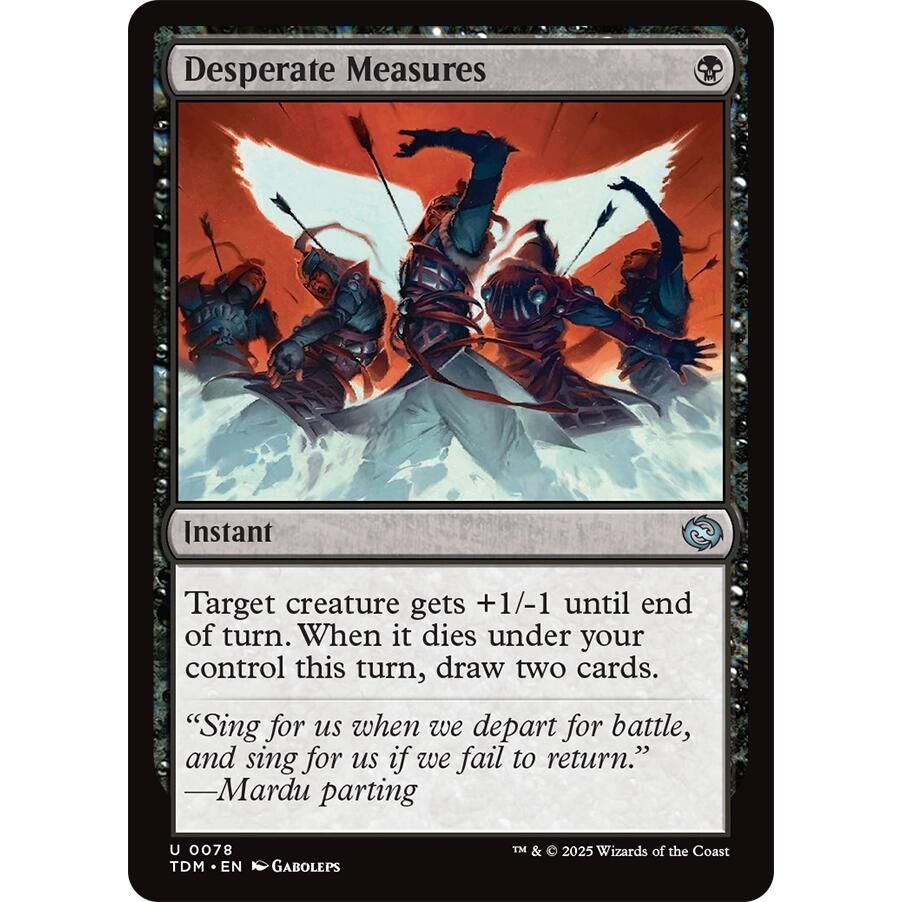 Image for Desperate Measures (78) (TDM) - Magic: The Gathering