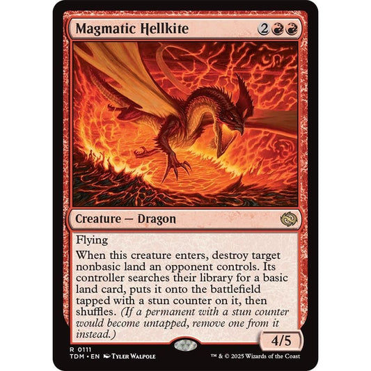 Image for Magmatic Hellkite (111) (TDM) - Magic: The Gathering