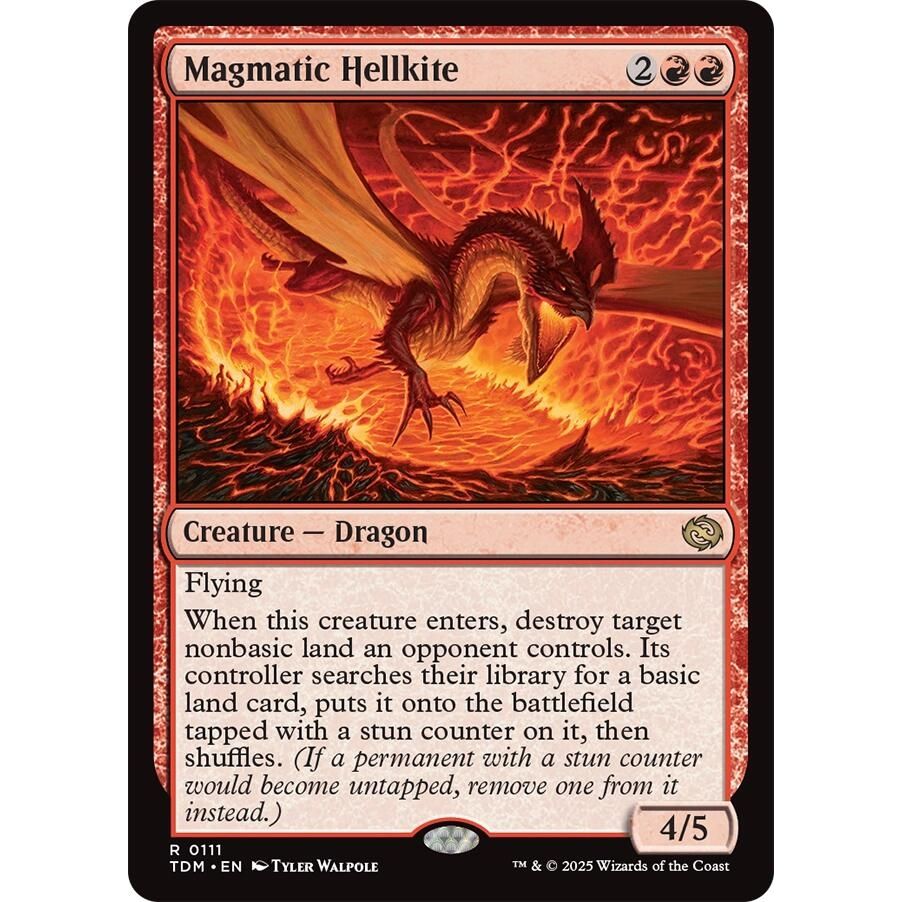 Image for Magmatic Hellkite (111) (TDM) - Magic: The Gathering