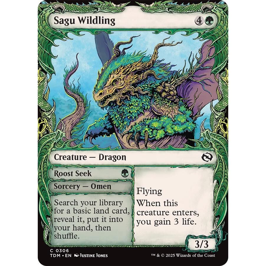 Image for Sagu Wildling (Showcase) (306) (TDM) - Magic: The Gathering
