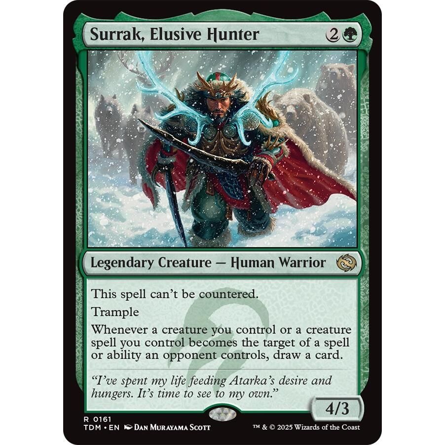 Image for Surrak, Elusive Hunter (161) (TDM) - Magic: The Gathering