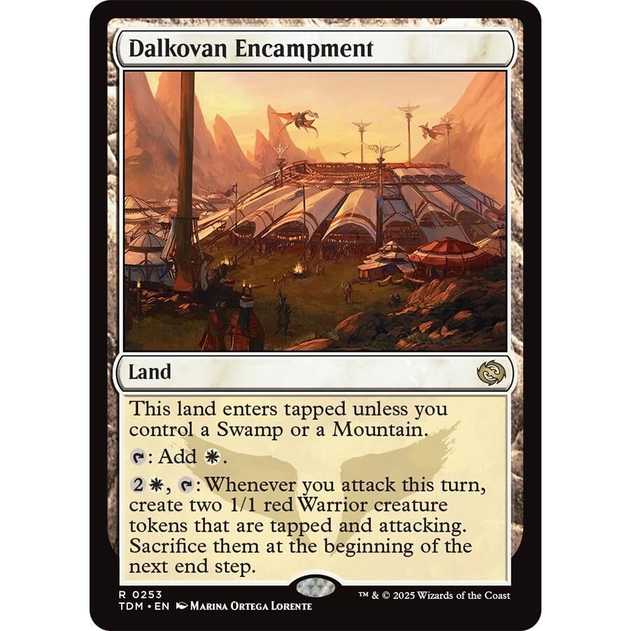 Image for Dalkovan Encampment (253) (TDM) - Magic: The Gathering