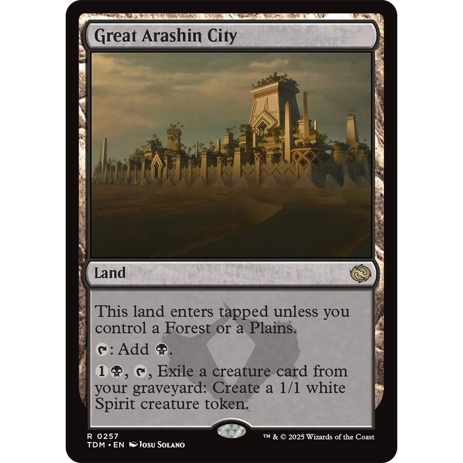 Image for Great Arashin City (257) (TDM) - Magic: The Gathering