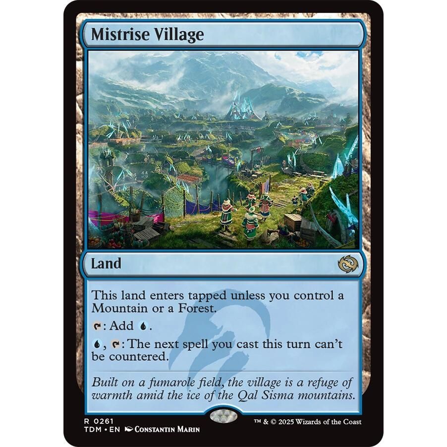 Image for Mistrise Village (261) (TDM) - Magic: The Gathering
