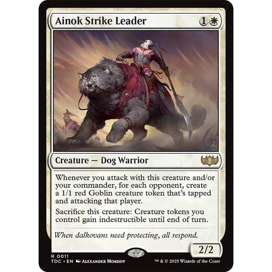 Image for Ainok Strike Leader (11) (TDC) - Magic: The Gathering