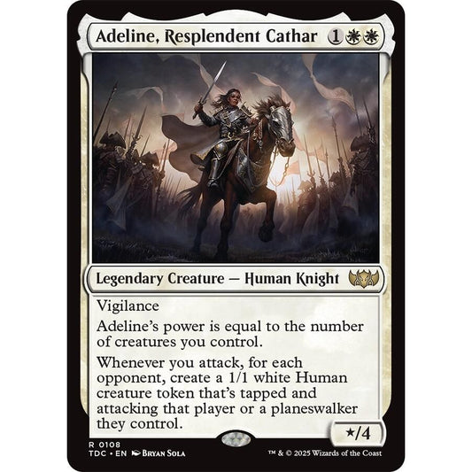 Image for Adeline, Resplendent Cathar (108) (TDC) - Magic: The Gathering