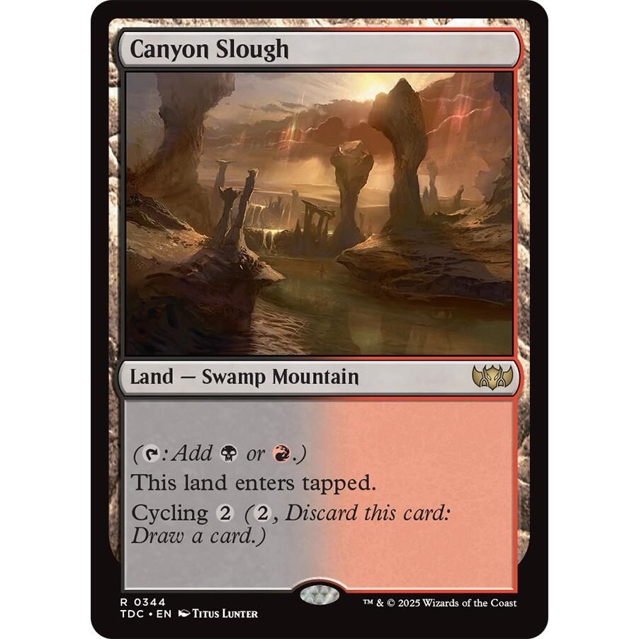 Image for Canyon Slough (344) (TDC) - Magic: The Gathering