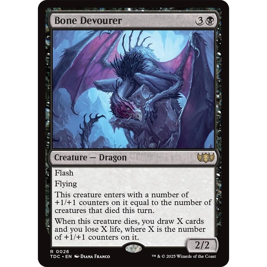 Image for Bone Devourer (26) (TDC) - Magic: The Gathering