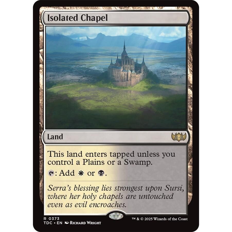 Image for Isolated Chapel (373) (TDC) - Magic: The Gathering