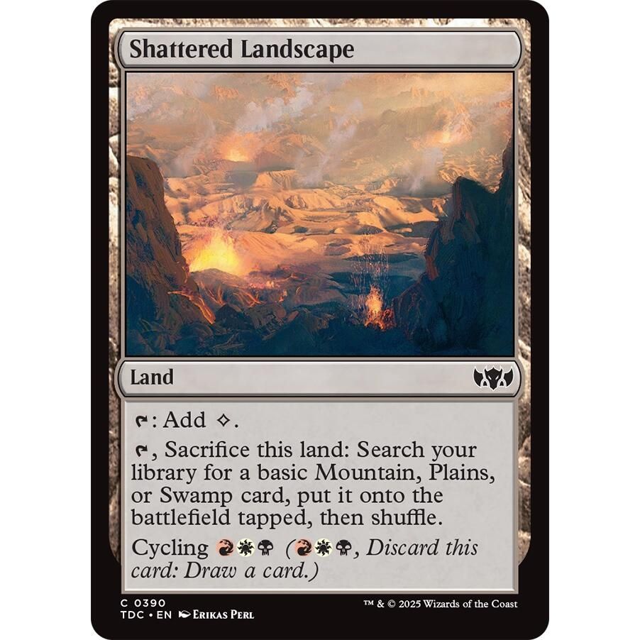 Image for Shattered Landscape (390) (TDC) - Magic: The Gathering