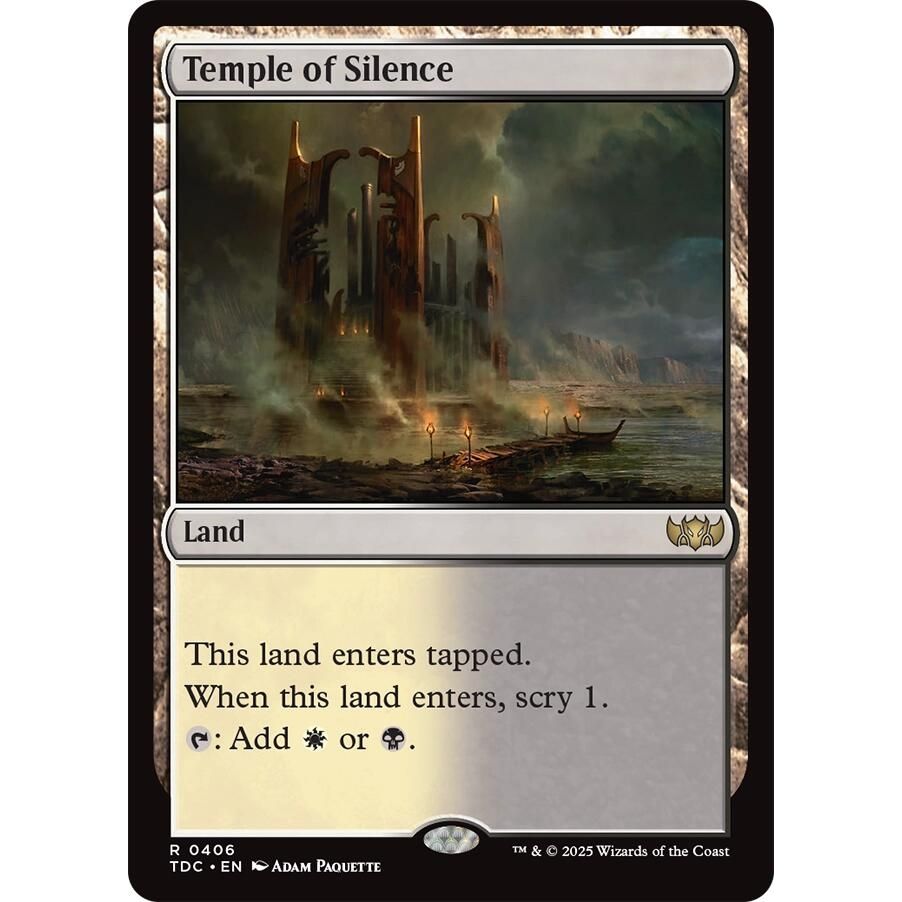 Image for Temple of Silence (406) (TDC) - Magic: The Gathering