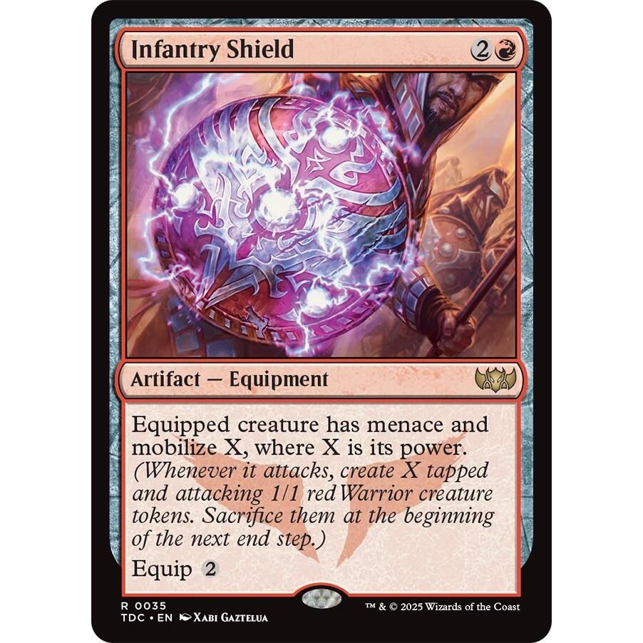 Image for Infantry Shield (35) (TDC) - Magic: The Gathering