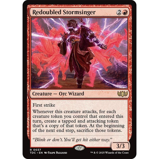 Image for Redoubled Stormsinger (37) (TDC) - Magic: The Gathering