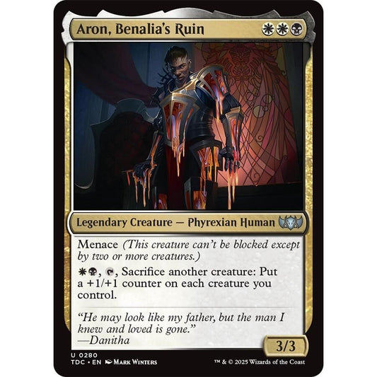 Image for Aron, Benalia's Ruin (280) (TDC) - Magic: The Gathering