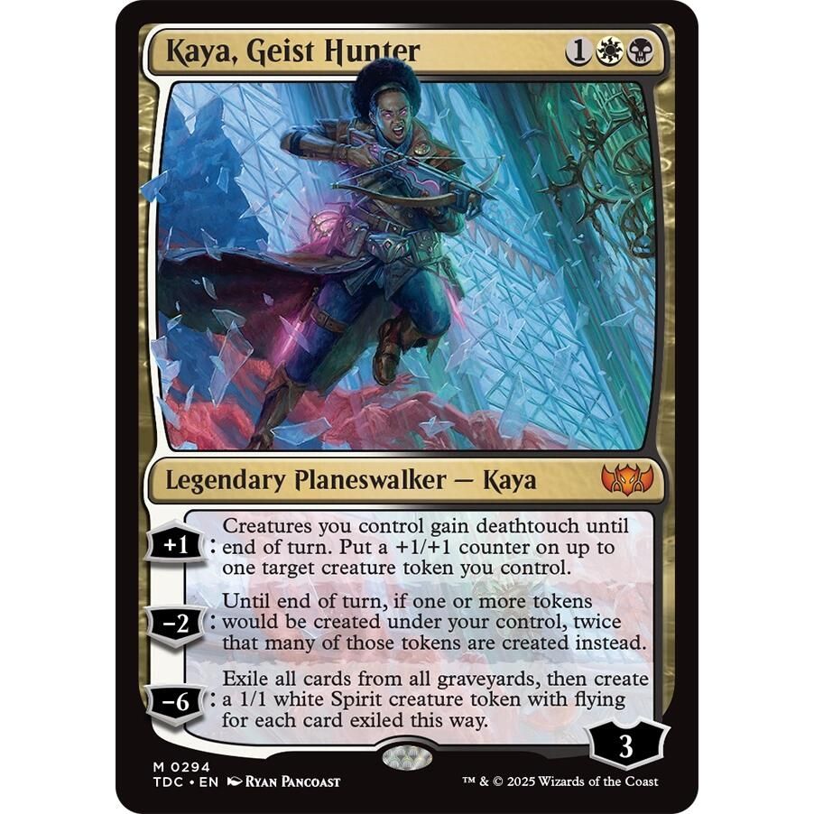 Image for Kaya, Geist Hunter (294) (TDC) - Magic: The Gathering