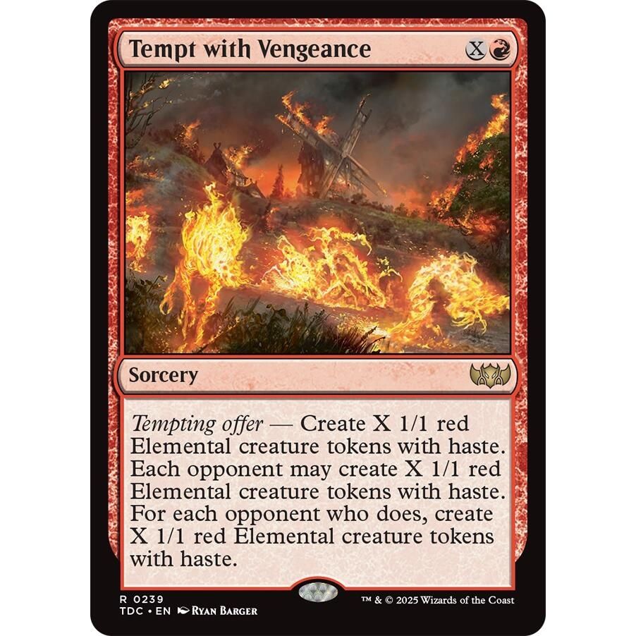 Image for Tempt with Vengeance (239) (TDC) - Magic: The Gathering