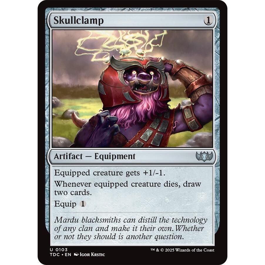 Image for Skullclamp (103) (TDC) - Magic: The Gathering