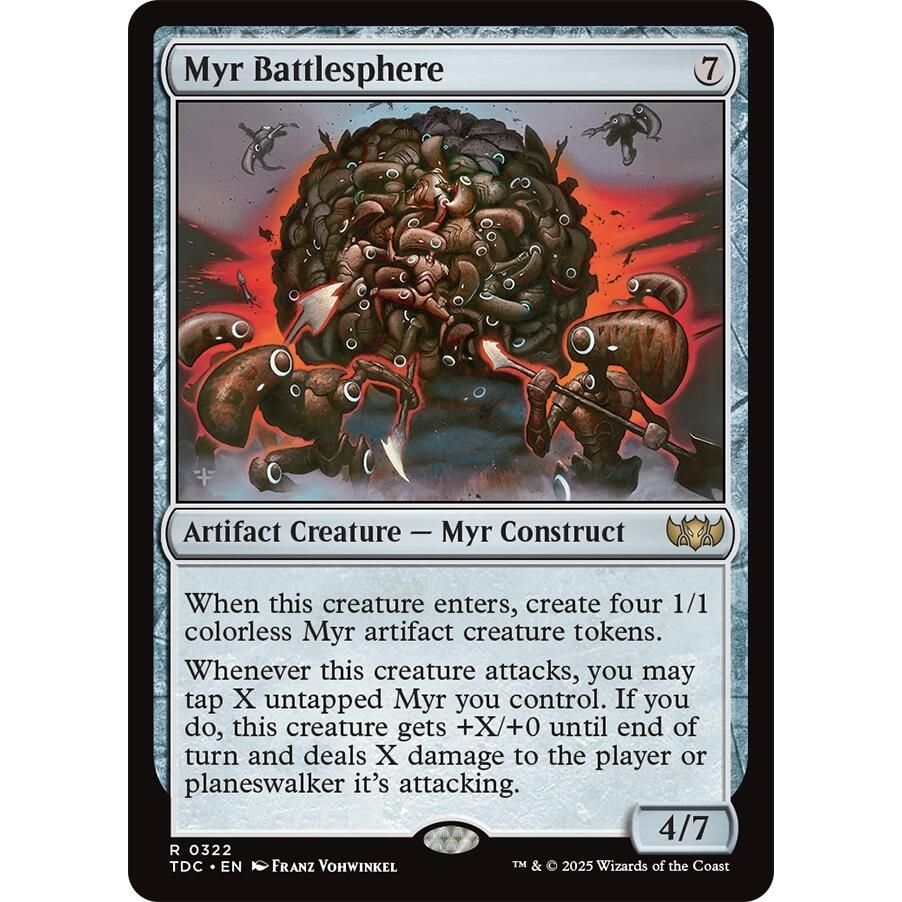 Image for Myr Battlesphere (322) (TDC) - Magic: The Gathering