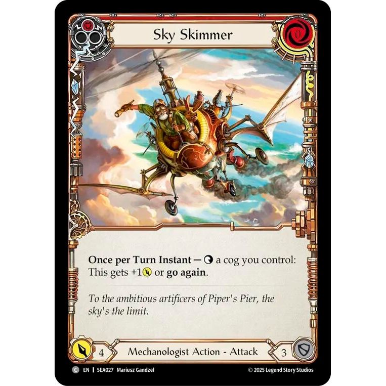 Image for Sky Skimmer (Red) (SEA027) - Flesh and Blood TCG