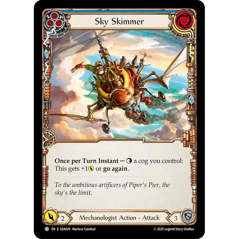 Image for Sky Skimmer (Blue) (SEA029) - Flesh and Blood TCG