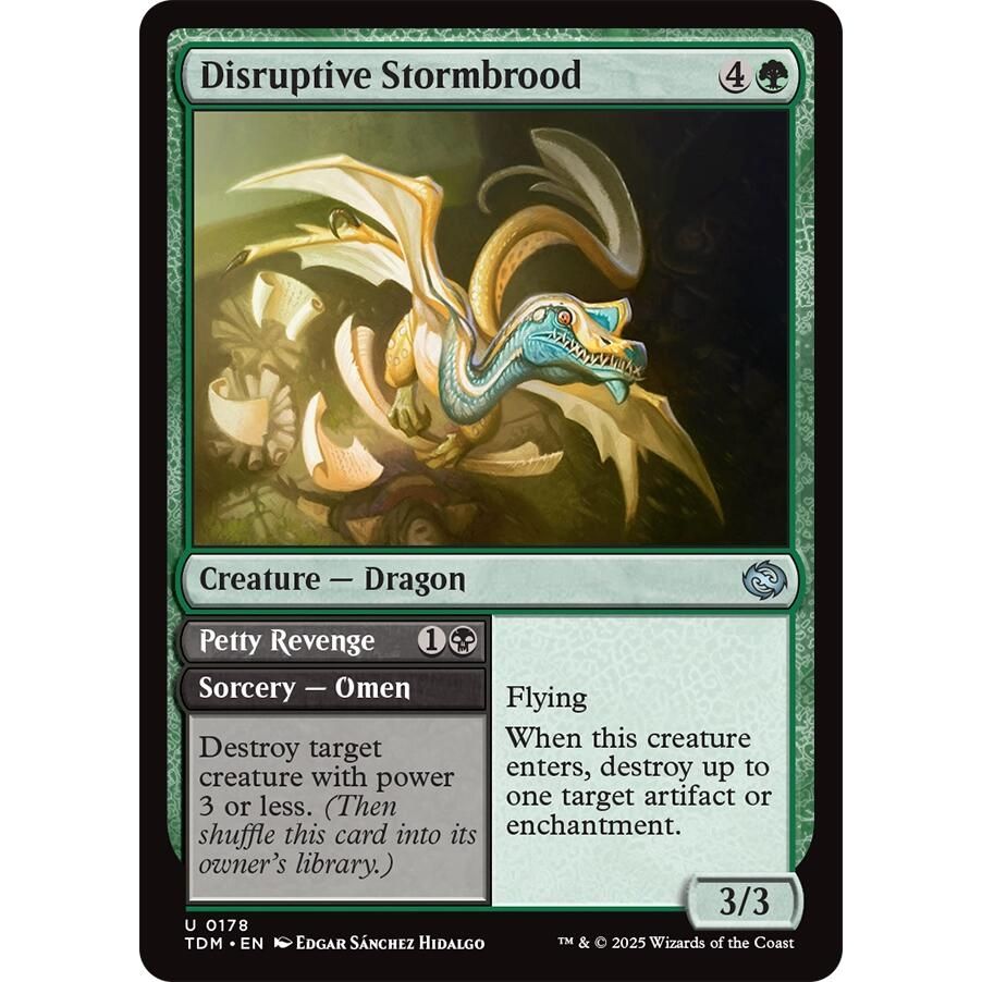 Image for Disruptive Stormbrood (178) (TDM) - Magic: The Gathering