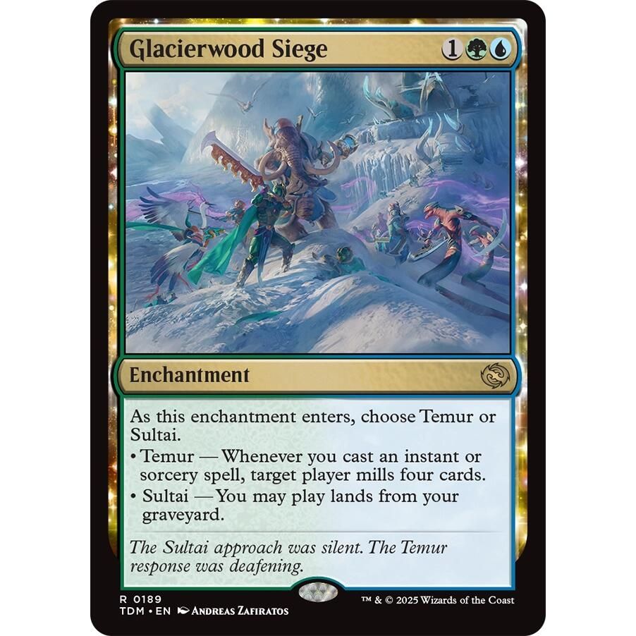 Image for Glacierwood Siege (189) (TDM) - Magic: The Gathering