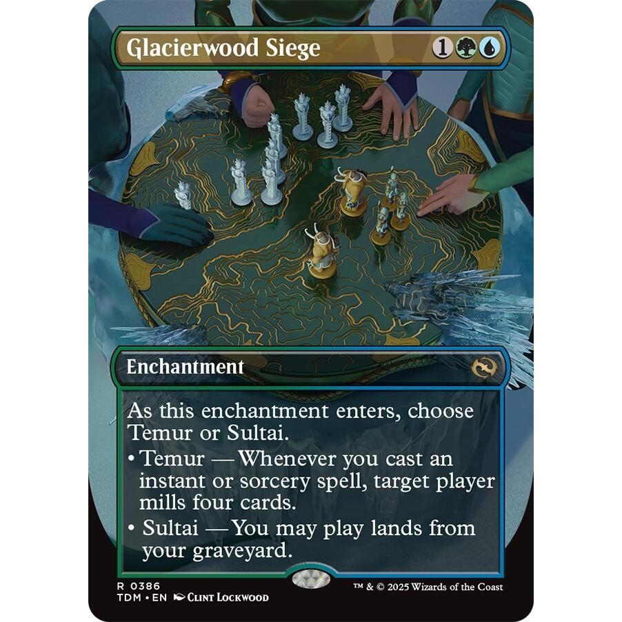 Image for Glacierwood Siege (Borderless) (386) (TDM) - Magic: The Gathering