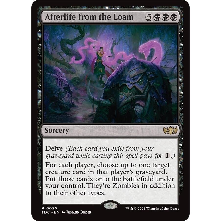 Image for Afterlife from the Loam (25) (TDC) - Magic: The Gathering