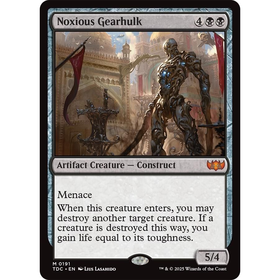 Image for Noxious Gearhulk (191) (TDC) - Magic: The Gathering
