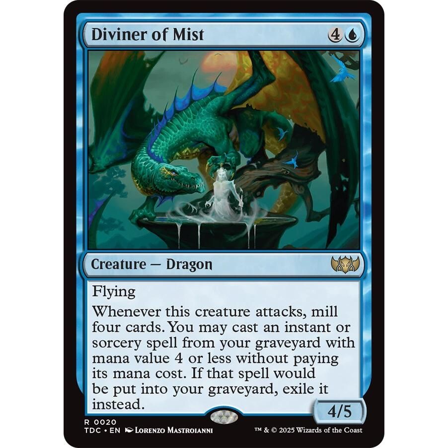 Image for Diviner of Mist (20) (TDC) - Magic: The Gathering