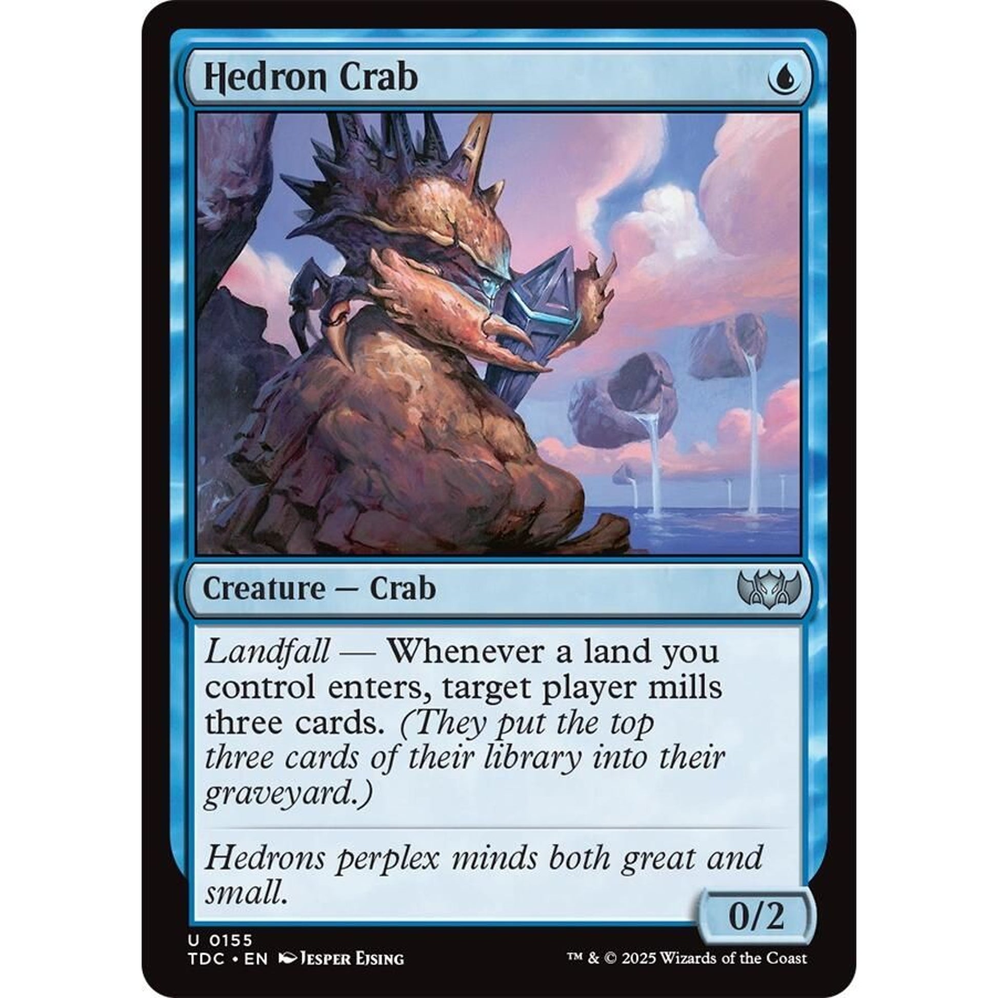 Image for Hedron Crab (155) (TDC) - Magic: The Gathering