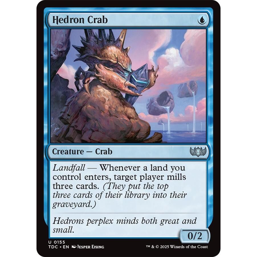 Image for Hedron Crab (155) (TDC) - Magic: The Gathering