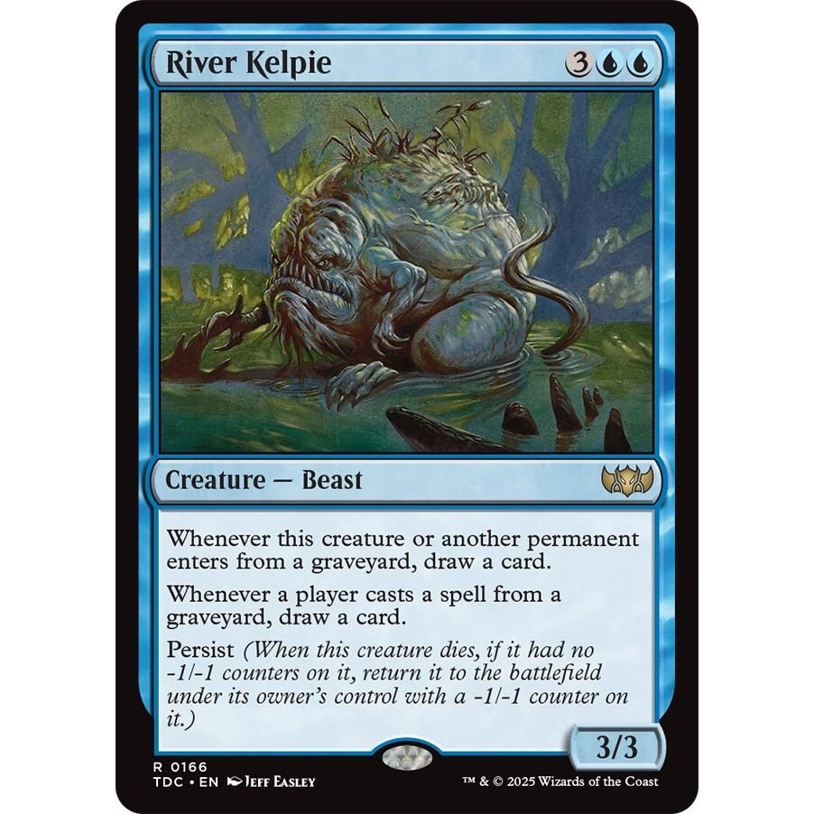 Image for River Kelpie (166) (TDC) - Magic: The Gathering