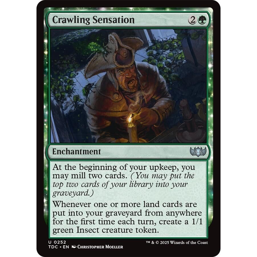 Image for Crawling Sensation (252) (TDC) - Magic: The Gathering