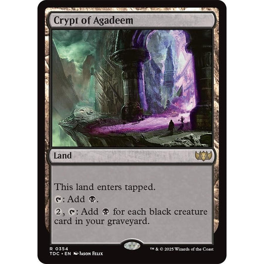 Image for Crypt of Agadeem (354) (TDC) - Magic: The Gathering