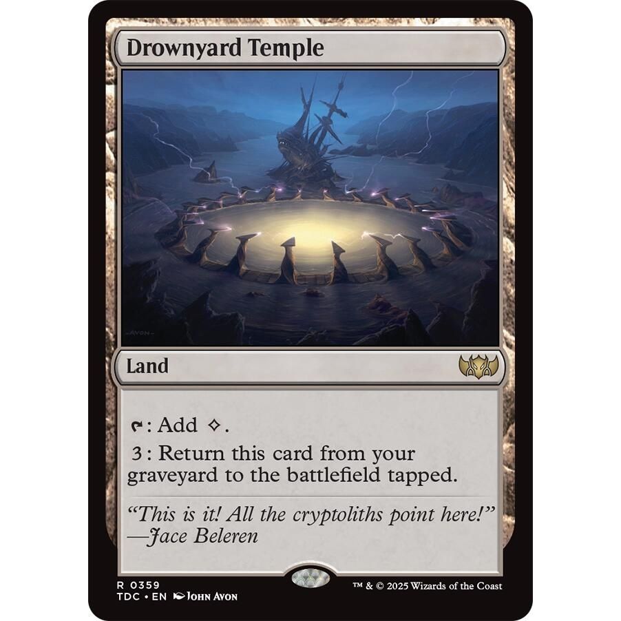Image for Drownyard Temple (359) (TDC) - Magic: The Gathering