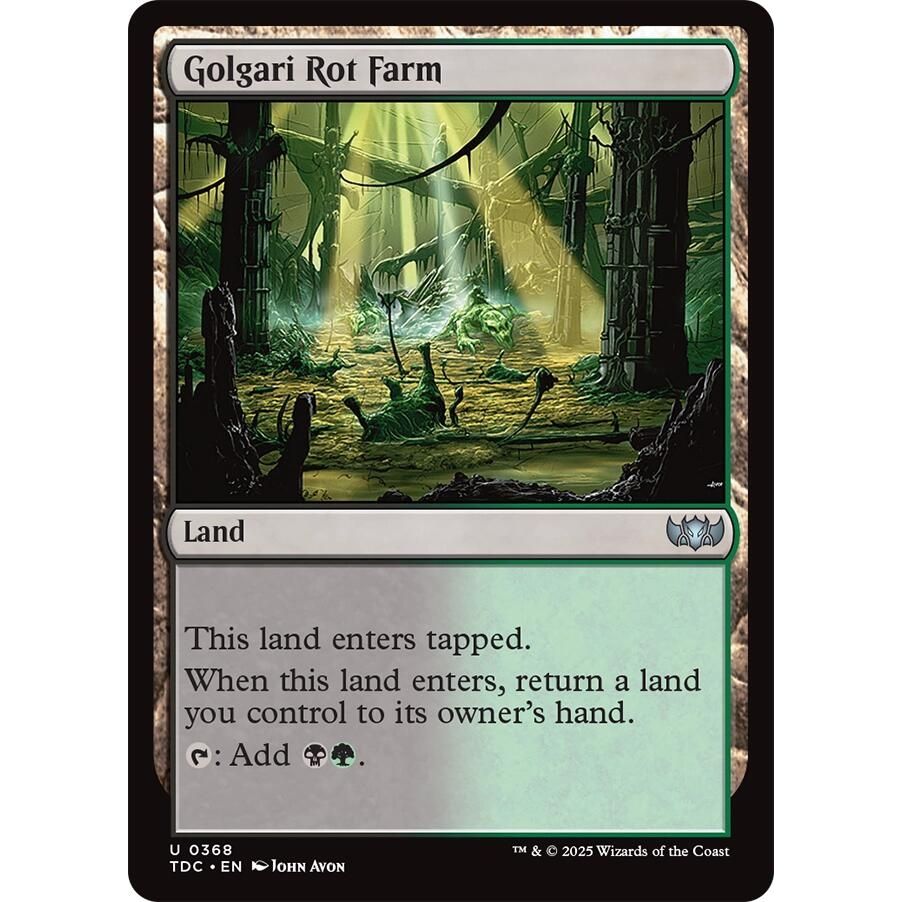 Image for Golgari Rot Farm (368) (TDC) - Magic: The Gathering
