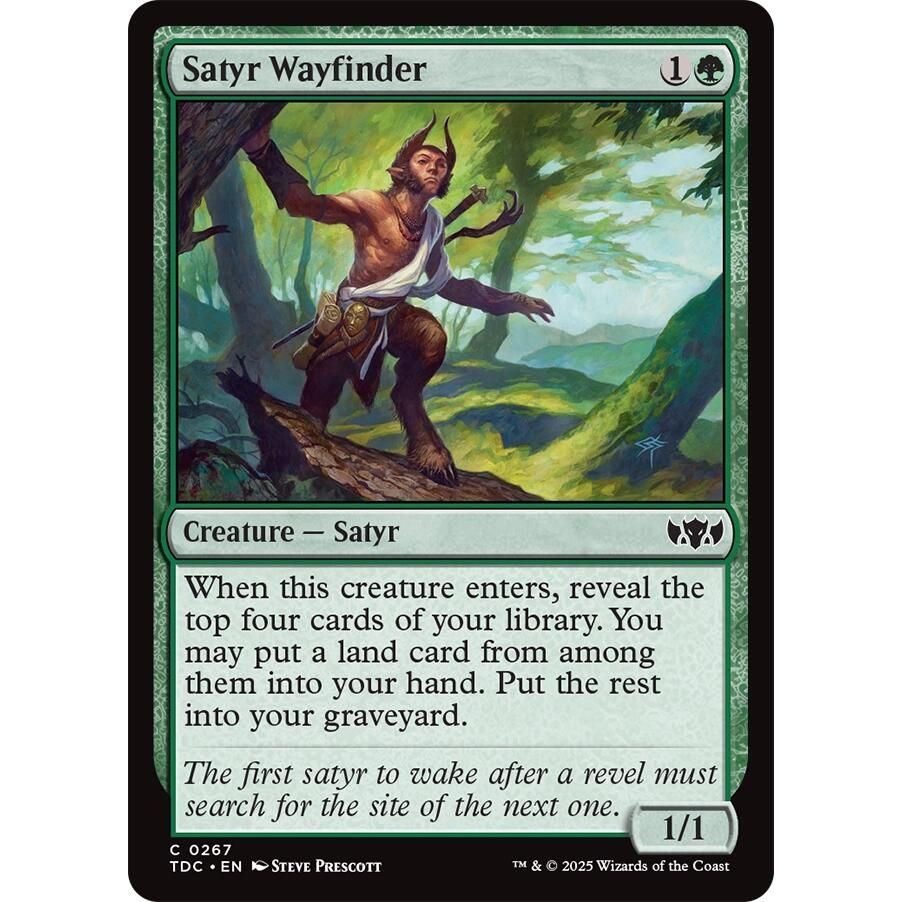 Image for Satyr Wayfinder (267) (TDC) - Magic: The Gathering