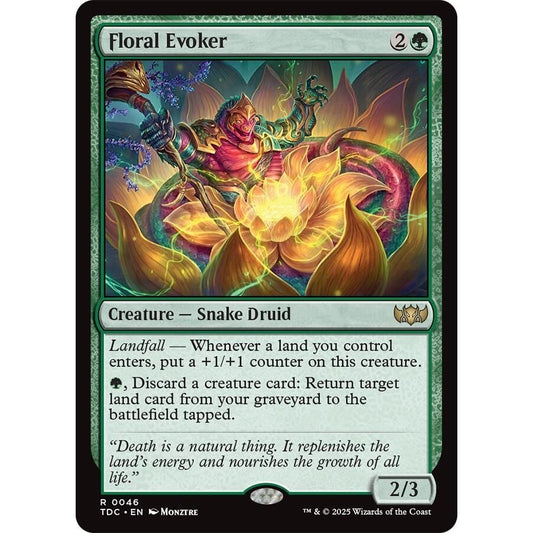 Image for Floral Evoker (46) (TDC) - Magic: The Gathering