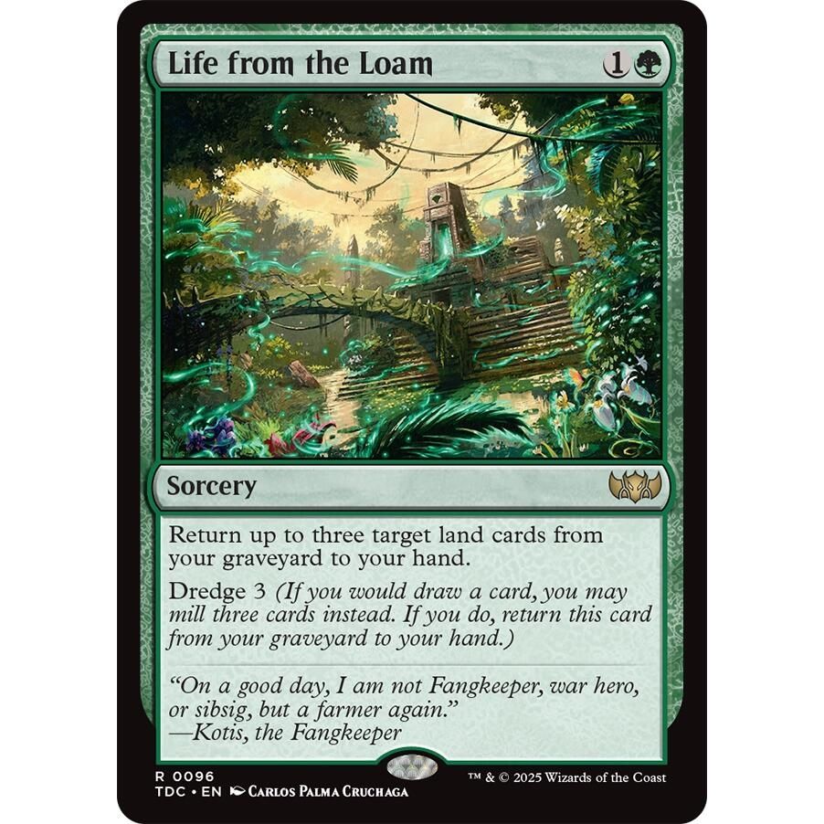 Image for Life from the Loam (96) (TDC) - Magic: The Gathering