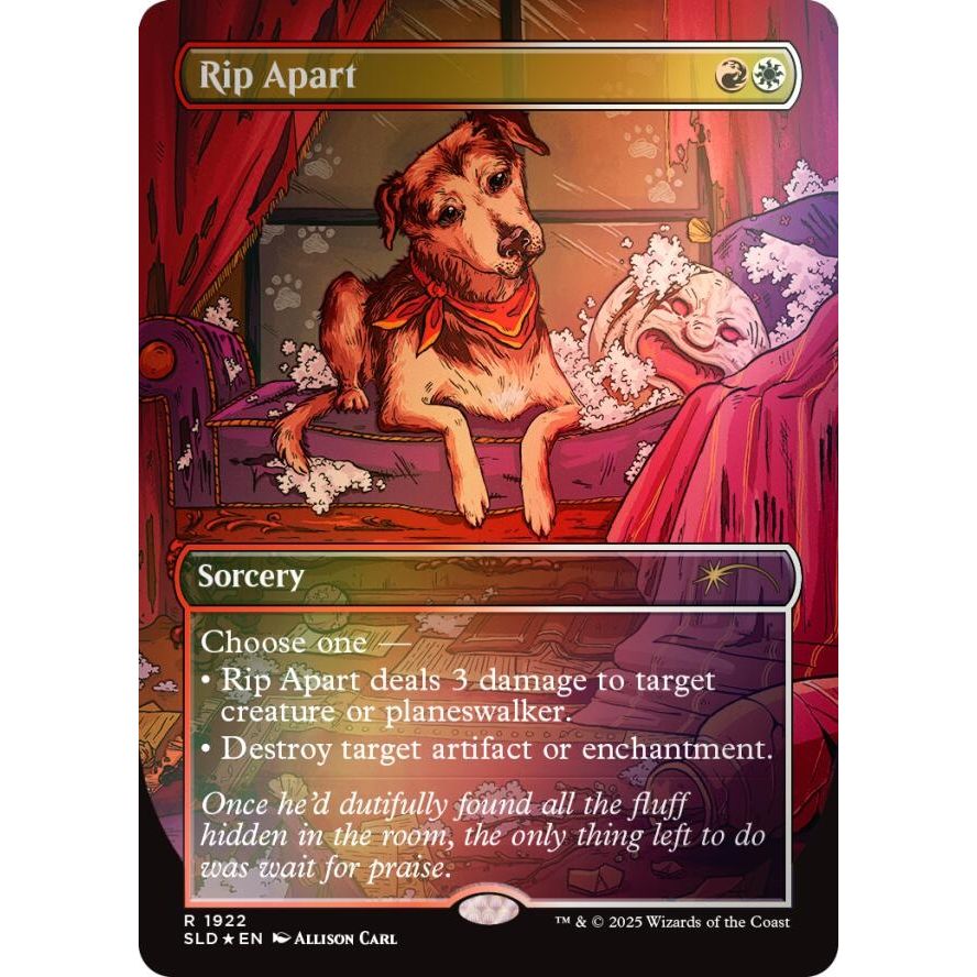 Image for Rip Apart (1922) (Rainbow Foil) (1922) (SLD) - Magic: The Gathering