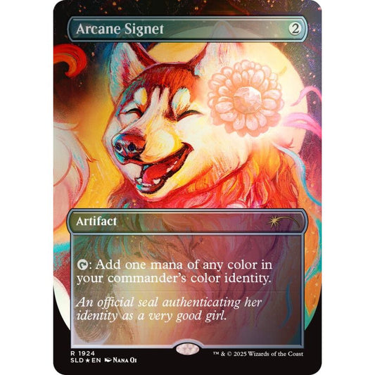 Image for Arcane Signet (1924) (Rainbow Foil) (1924) (SLD) - Magic: The Gathering