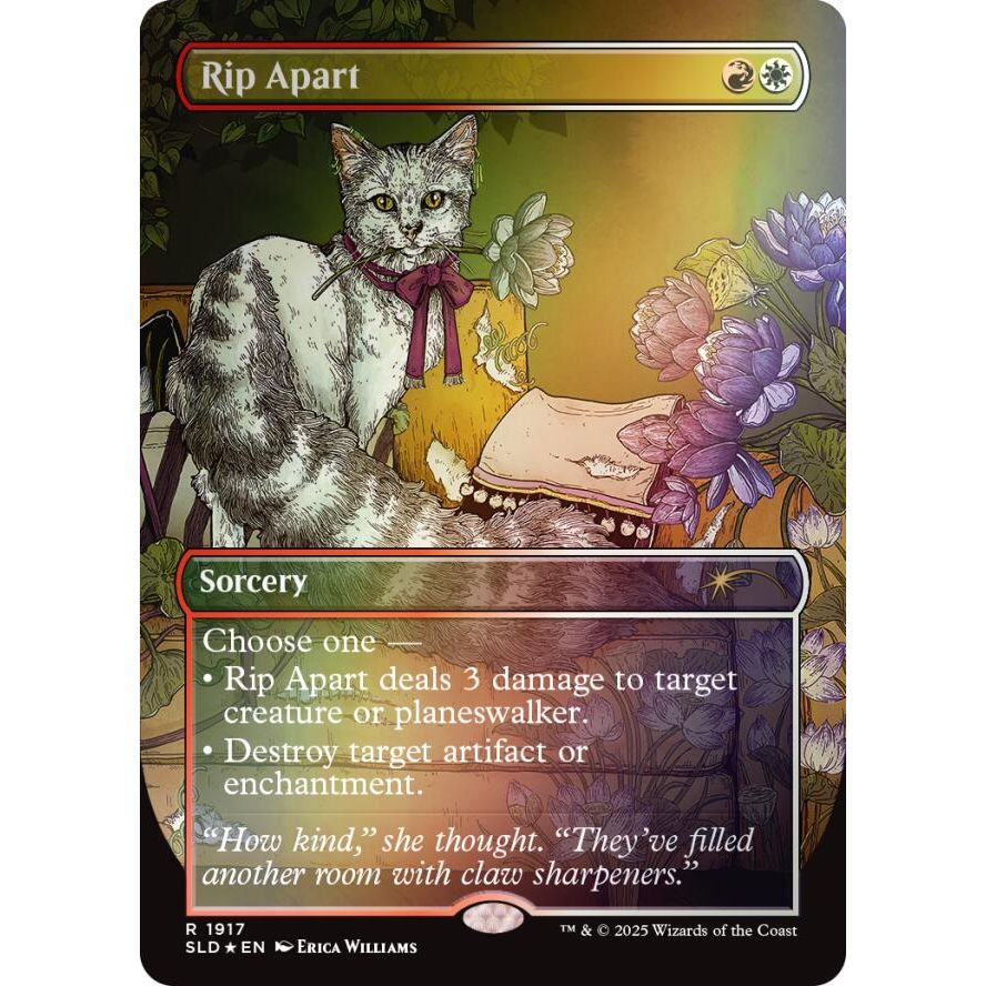 Image for Rip Apart (1917) (Rainbow Foil) (1917) (SLD) - Magic: The Gathering